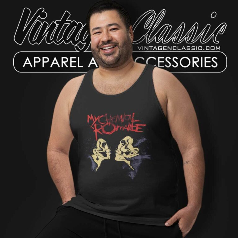 My Chemical Romance Kissing Ghouls Tank Top Racerback My Chemical Romance Kissing Ghouls Tank Top Racerback