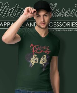 My Chemical Romance Kissing Ghouls Shirt 5 My Chemical Romance Kissing Ghouls V Neck TShirt
