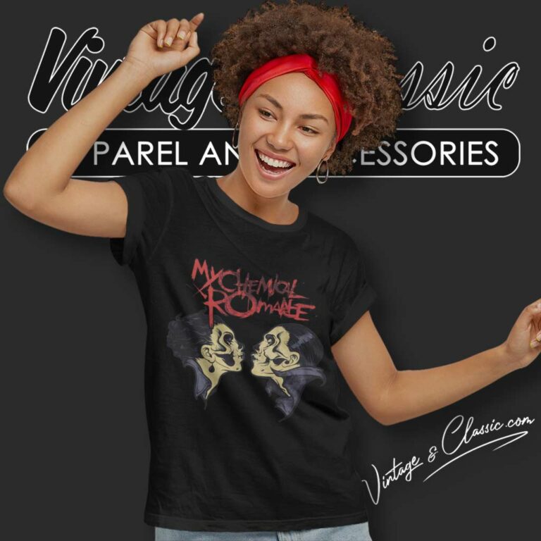 My Chemical Romance Kissing Ghouls Women TShirt My Chemical Romance Kissing Ghouls Women TShirt