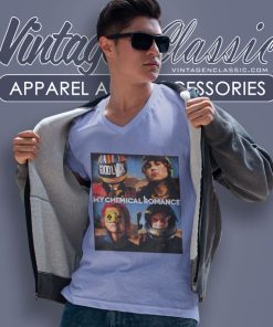 My Chemical Romance Members Shirt 5 My Chemical Romance Members V Neck TShirt
