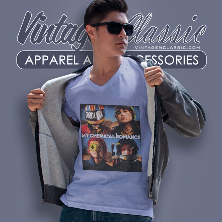 My Chemical Romance Members V Neck TShirt My Chemical Romance Members V Neck TShirt