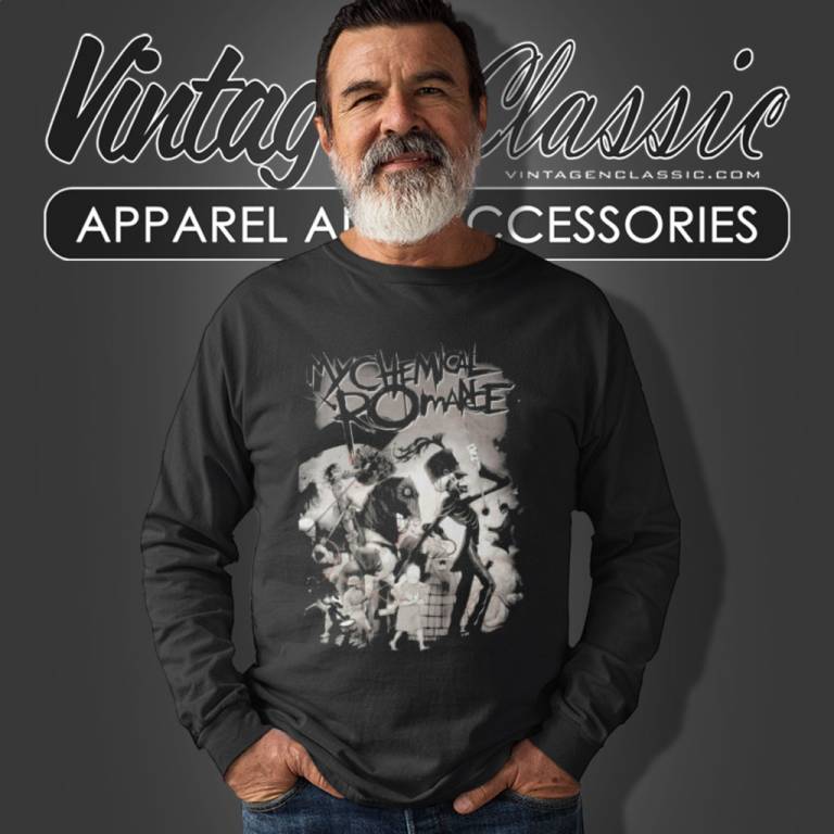 My Chemical Romance Shirt Black Parade Art Long Sleeve Tee My Chemical Romance Shirt Black Parade Art Long Sleeve Tee