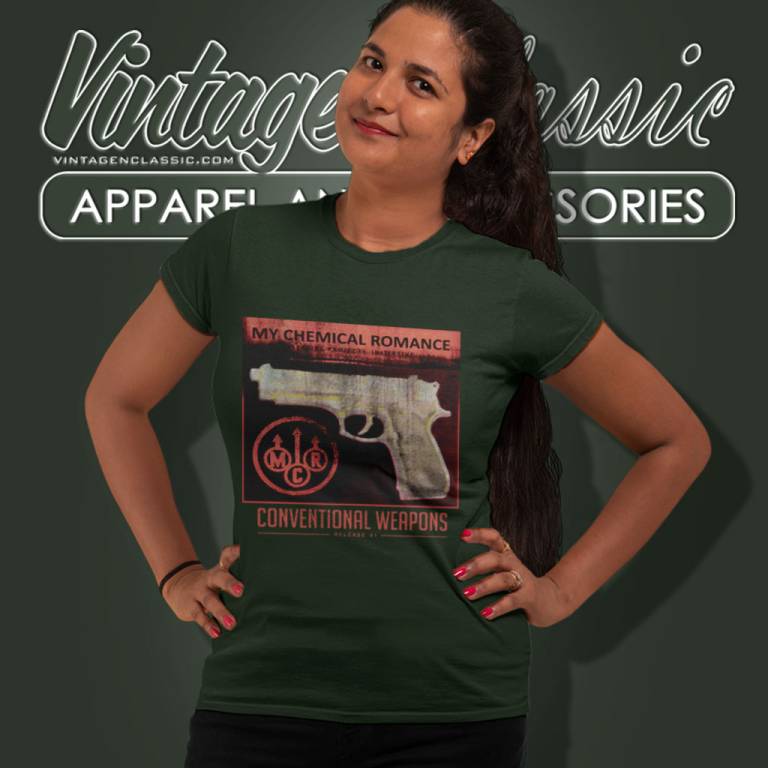 My Chemical Romance Shirt Conventional Weapons Women T Shirt My Chemical Romance Shirt Conventional Weapons Women T Shirt