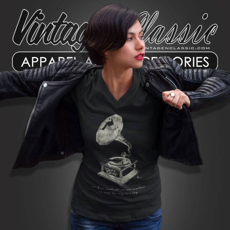 My Chemical Romance Shirt Mama Gramophone V Neck TShirt My Chemical Romance Shirt Mama Gramophone V Neck TShirt