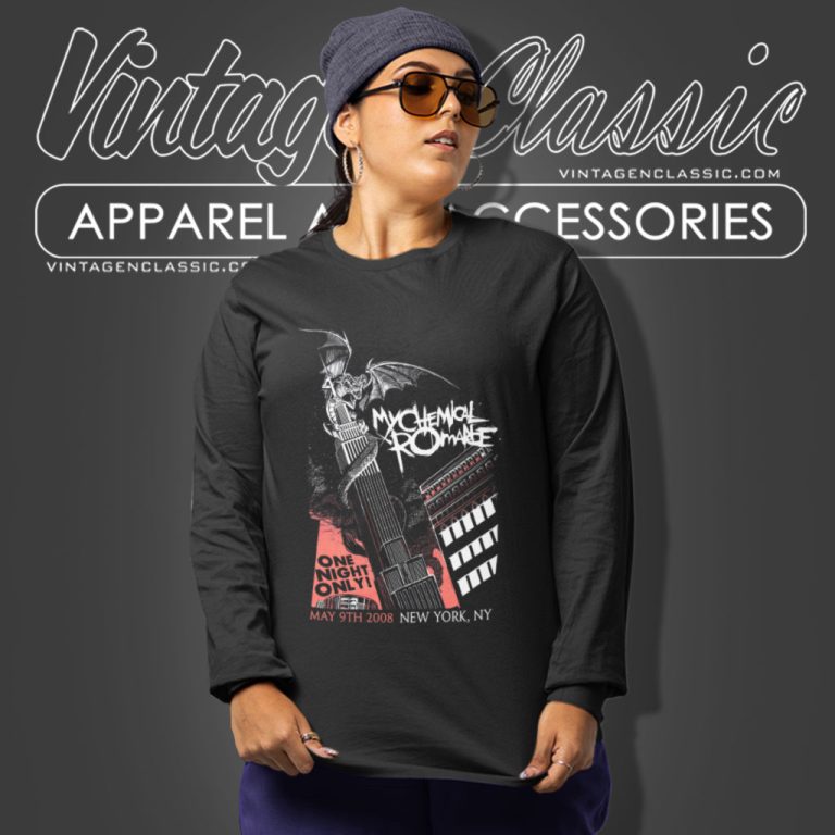 My Chemical Romance Shirt One Night Only Long Sleeve Tee My Chemical Romance Shirt One Night Only Long Sleeve Tee