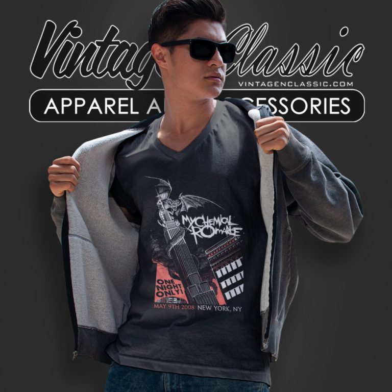 My Chemical Romance Shirt One Night Only V Neck TShirt My Chemical Romance Shirt One Night Only V Neck TShirt