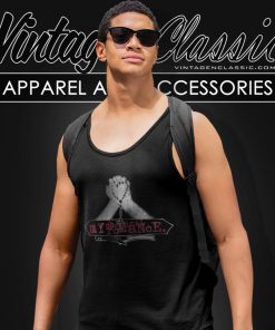 My Chemical Romance Shirt Praying Hands Distressed 4 My Chemical Romance Shirt Praying Hands Distressed Tank Top Racerback