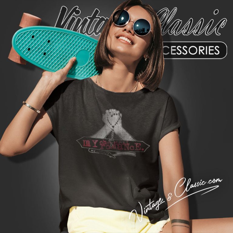 My Chemical Romance Shirt Praying Hands Distressed Women T Shirt My Chemical Romance Shirt Praying Hands Distressed Women T Shirt