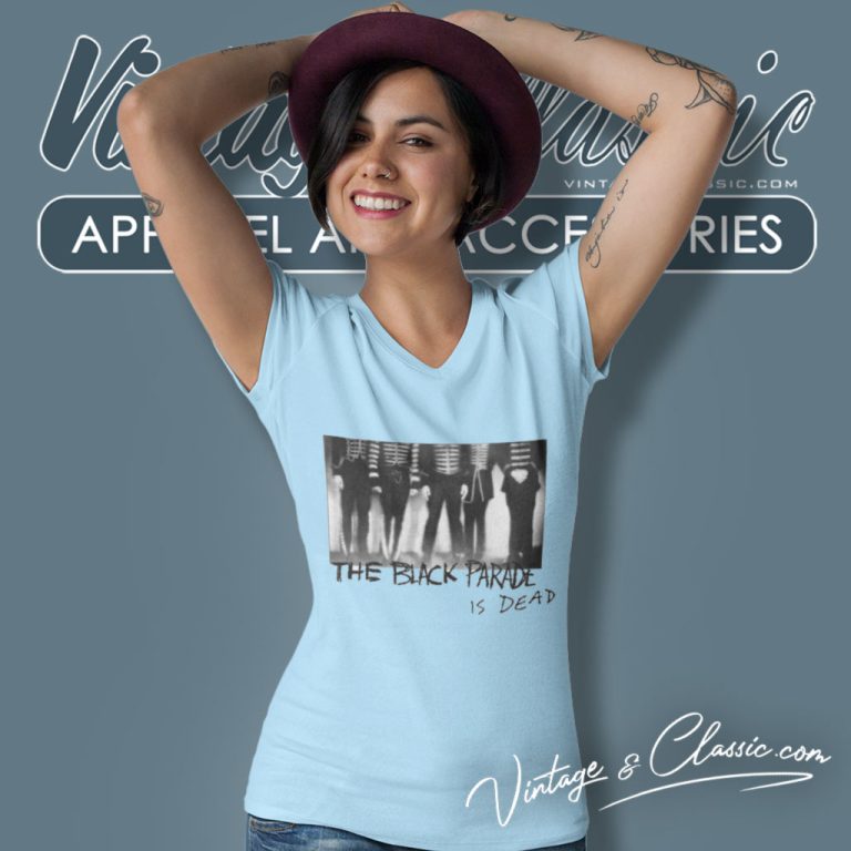 My Chemical Romance Shirt The Black Parade Is Dead V Neck TShirt My Chemical Romance Shirt The Black Parade Is Dead V Neck TShirt