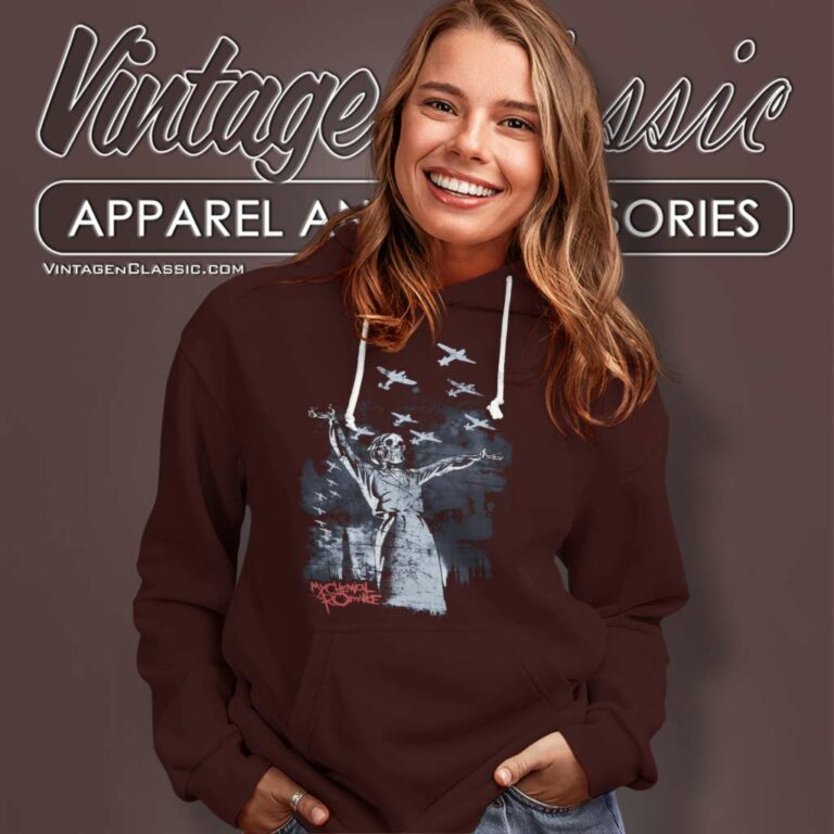 My Chemical Romance Skeleton Airplanes Hoodie My Chemical Romance Skeleton Airplanes Hoodie