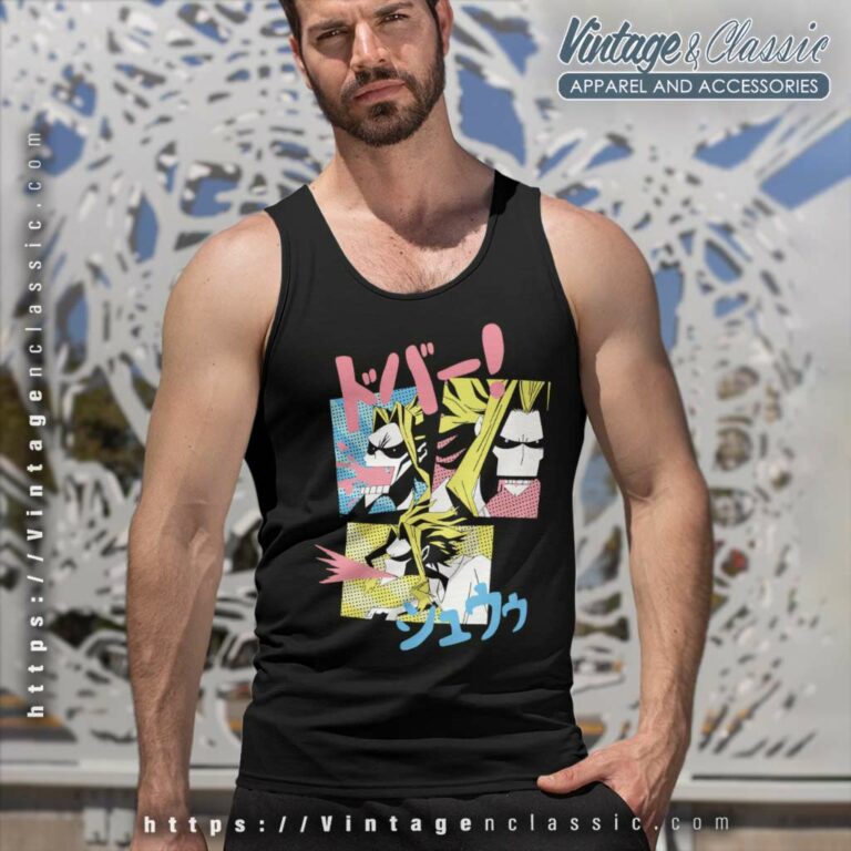 My Hero Academia All Might Tank Top Racerback My Hero Academia All Might Tank Top Racerback