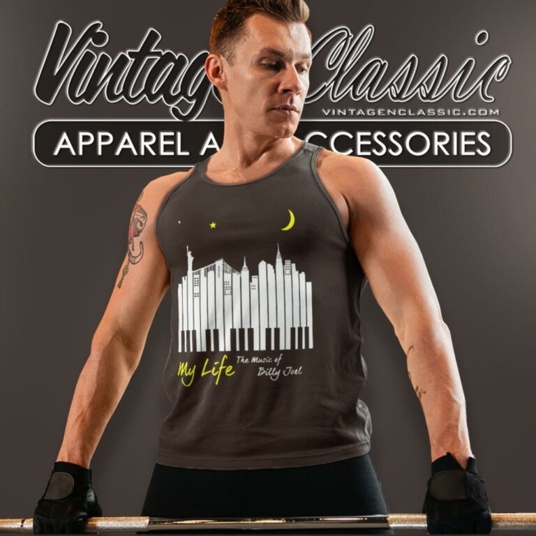 My Life Music Of Billy Joel Tank Top Racerback My Life Music Of Billy Joel Tank Top Racerback