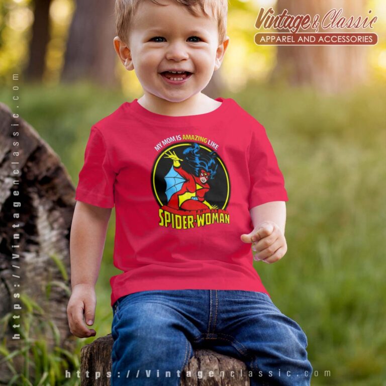 My Mom is Amazing Spider Marvel Tshirt Kid My Mom is Amazing Spider Marvel Tshirt Kid