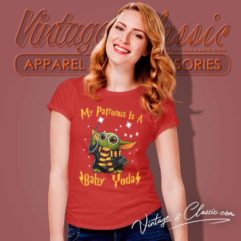 My Patronus Is A Baby Yoda Harry Potter Women T Shirt My Patronus Is A Baby Yoda Harry Potter Women T Shirt
