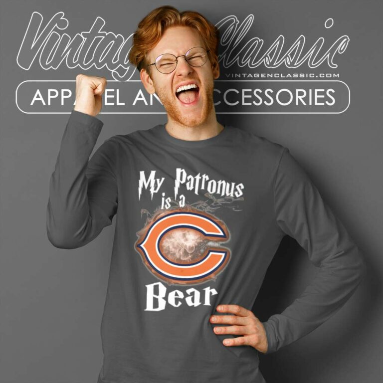 My Patronus Is A Chicago Bears Long Sleeve Tee My Patronus Is A Chicago Bears Long Sleeve Tee