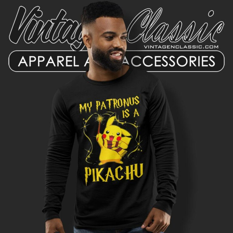 My Patronus Is A Pikachu Long Sleeve Tee My Patronus Is A Pikachu Long Sleeve Tee