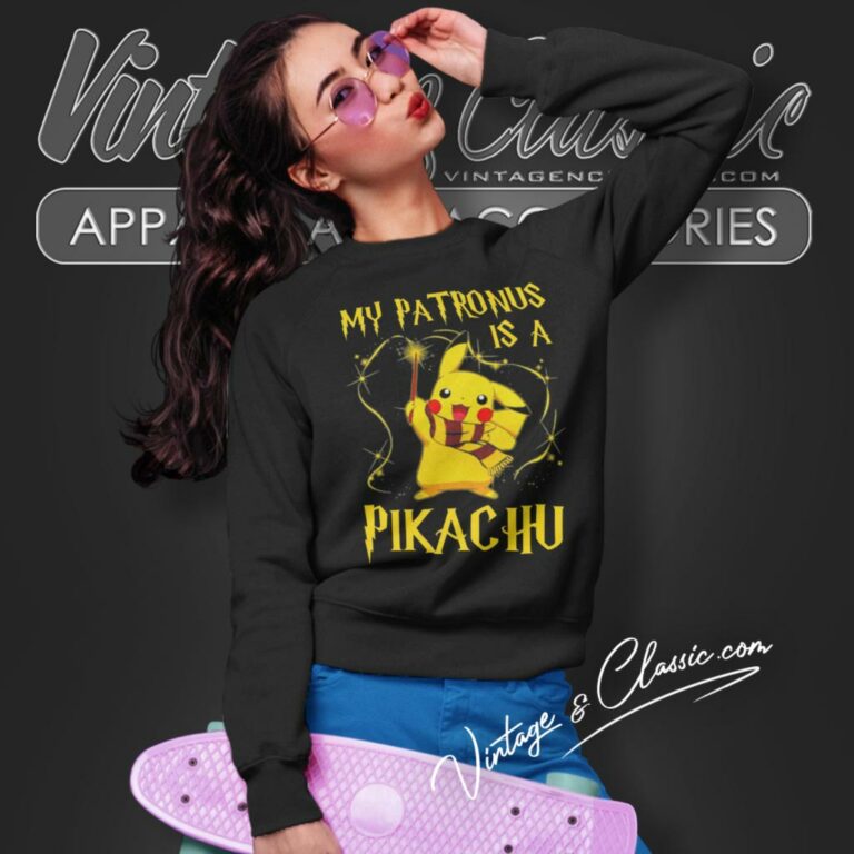 My Patronus Is A Pikachu Sweatshirt My Patronus Is A Pikachu Sweatshirt