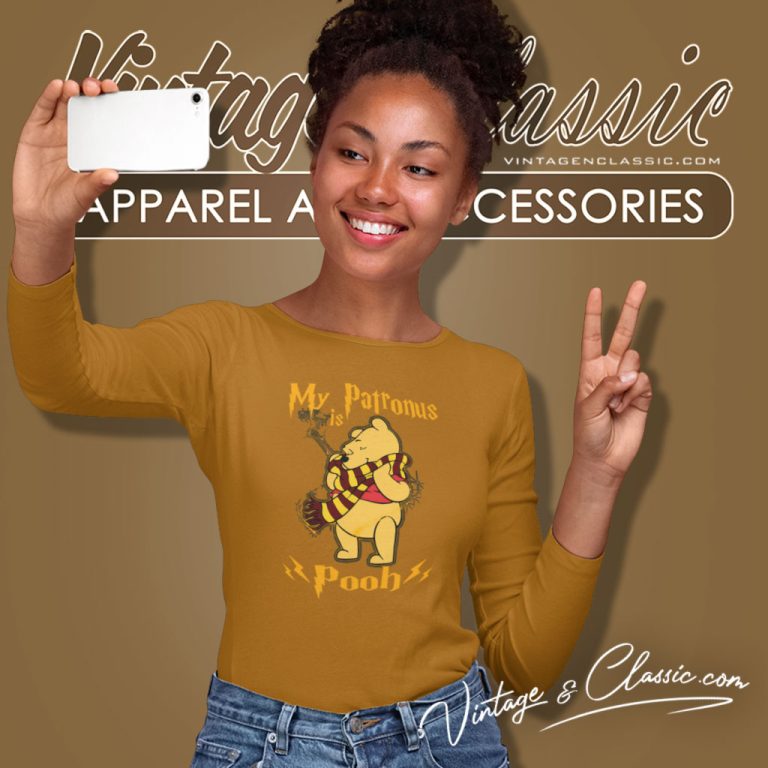 My Patronus Is Pooh X Harry Potter Long Sleeve Tee My Patronus Is Pooh X Harry Potter Long Sleeve Tee