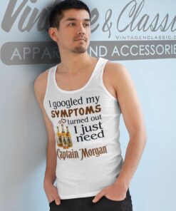 My Symptoms Captain Morgan Tank Top Racerback
