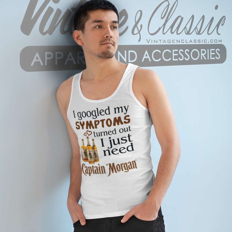 My Symptoms Captain Morgan Tank Top Racerback My Symptoms Captain Morgan Tank Top Racerback