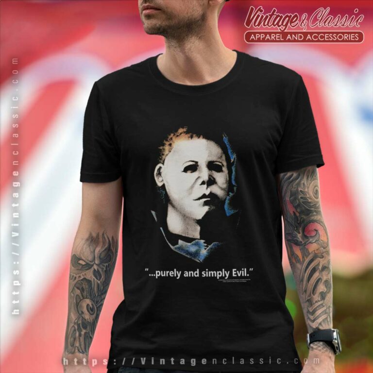 Myers Purely And Simply Evil Halloween T Shirt Myers Purely And Simply Evil Halloween T Shirt