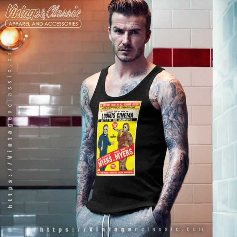 Myers Vs Myers Funny Michael Myers Halloween Tank Top Racerback Myers Vs Myers Funny Michael Myers Halloween Tank Top Racerback