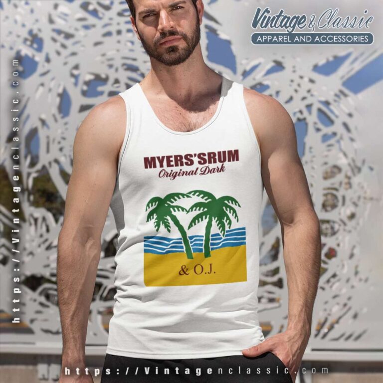 Myerss Rum Original Dark And Oj Tank Top Racerback Myerss Rum Original Dark And Oj Tank Top Racerback