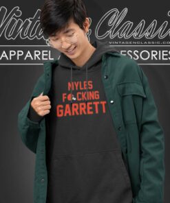 Myles Fucking Garrett Cleveland Browns Hoodie