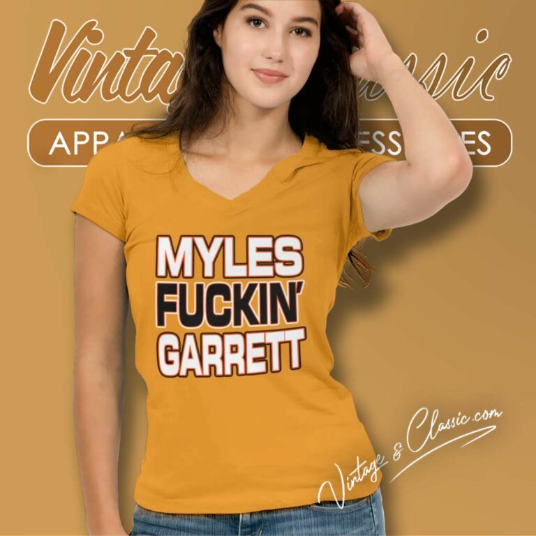 Myles Fucking Garrett Joe Fuckin Flacco Shirt Cleveland Browns Ben Axelrod V Neck TShirt Myles Fucking Garrett Joe Fuckin Flacco Shirt Cleveland Browns Ben Axelrod V Neck TShirt