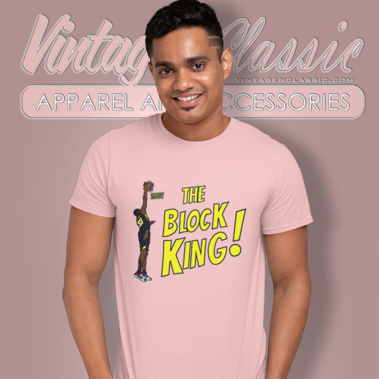 Myles Turner The Block King T Shirt Myles Turner The Block King T Shirt