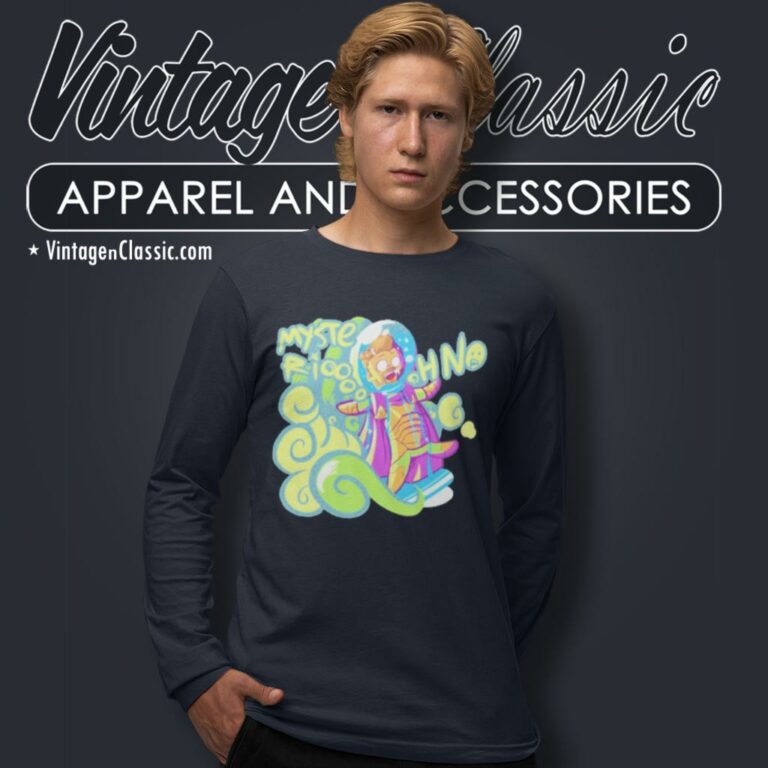 Mystery Oh No Mysterio Parody Rick And Morty Long Sleeve Tee Mystery Oh No Mysterio Parody Rick And Morty Long Sleeve Tee
