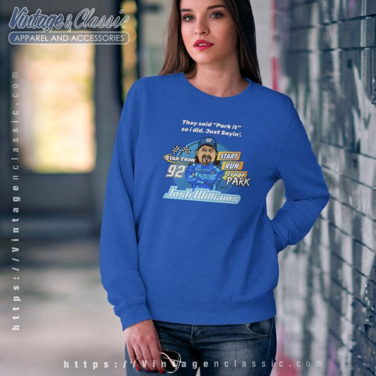 NASCAR Park It Josh Williams Sweatshirt NASCAR Park It Josh Williams Sweatshirt