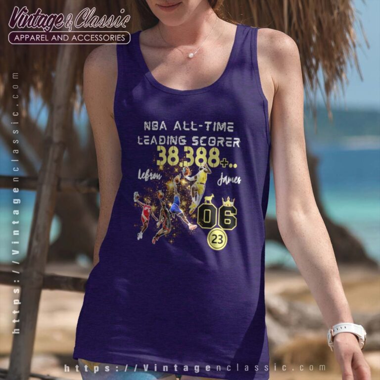 NBA All Time Leading Scorer TANKTOP King James Shirt NBA All Time Leading Scorer TANKTOP King James Shirt