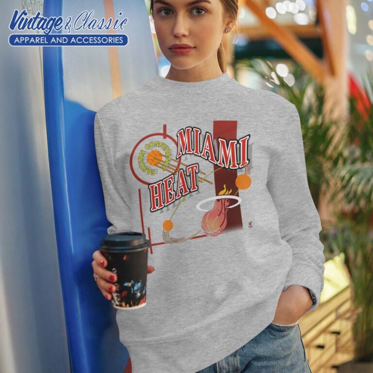 NBA Miami Heat Cheerful Mickey Disney Sport Grey Sweatshirt NBA Miami Heat Cheerful Mickey Disney Sport Grey Sweatshirt