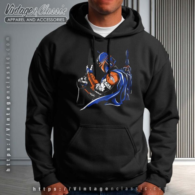 NFL Denver Broncos Boba Fett Mens Hoodie NFL Denver Broncos Boba Fett Mens Hoodie