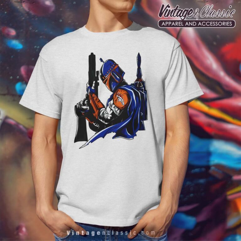 NFL Denver Broncos Boba Fett Mens T Shirt NFL Denver Broncos Boba Fett Mens T Shirt