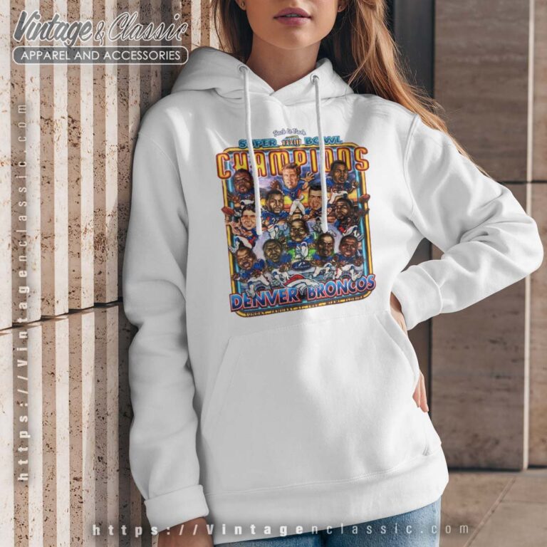 NFL Denver Broncos Caricature Super Bowl Woman Hoodie NFL Denver Broncos Caricature Super Bowl Woman Hoodie