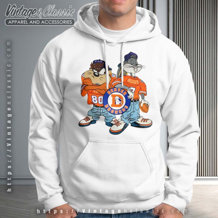 NFL Denver Broncos Looney Tunes Hoodie NFL Denver Broncos Looney Tunes Hoodie