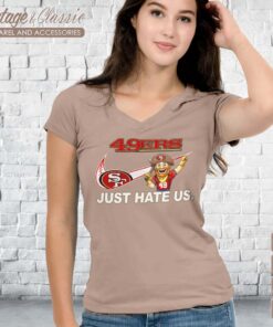 NFL San Francisco 49ers Nike Just Hate Us V neck