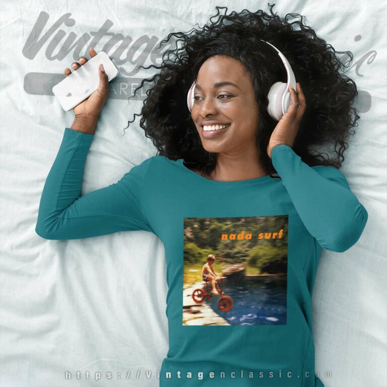 Nada Surf High Low Shirt Long Sleeve Tee Nada Surf High Low Shirt Long Sleeve Tee