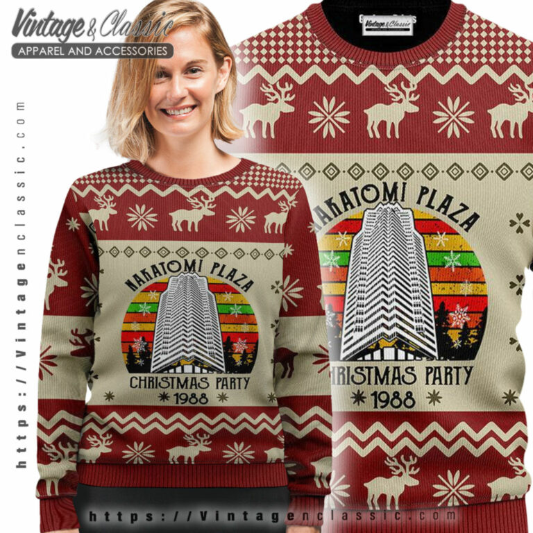 Nakatomi Plaza Christmas 1988 Ugly Sweater Ugly Sweater shirt Nakatomi Plaza Christmas 1988 Ugly Sweater Ugly Sweater shirt
