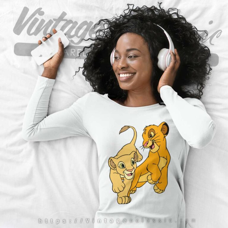 Nala And Simba The Lion King Long Sleeve Tee Nala And Simba The Lion King Long Sleeve Tee