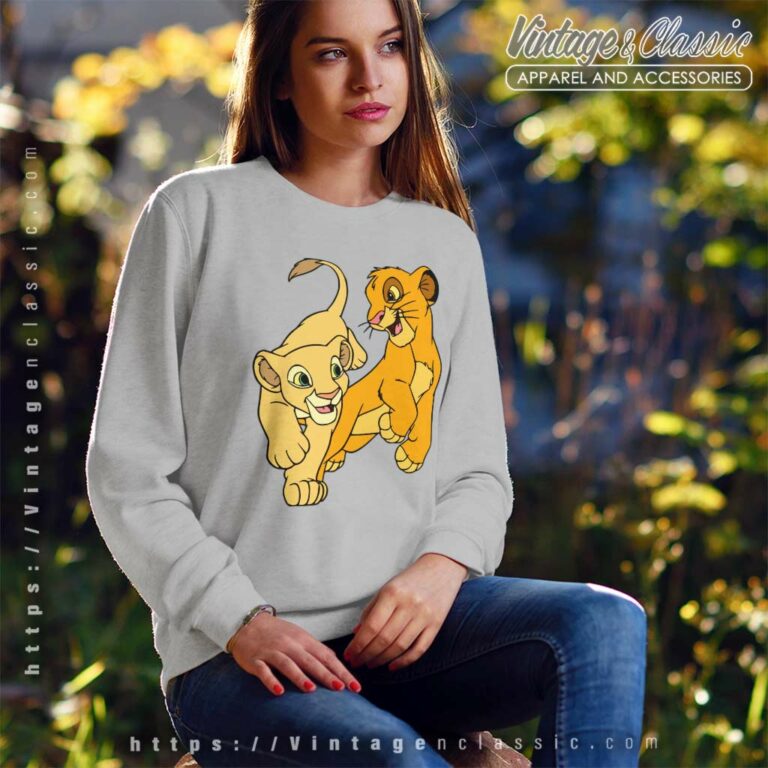 Nala And Simba The Lion King Sweatshirt Nala And Simba The Lion King Sweatshirt