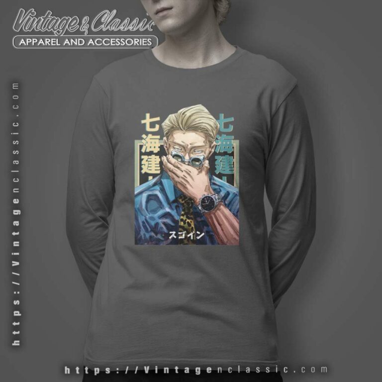 Nanami Kento Manga Lover Shirt Jujutsu Kaisen Long Sleeve Tee Nanami Kento Manga Lover Shirt Jujutsu Kaisen Long Sleeve Tee