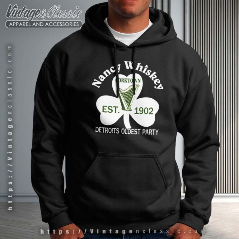 Nancy Whiskey Corktown Detroit Black Hoodie Nancy Whiskey Corktown Detroit Black Hoodie