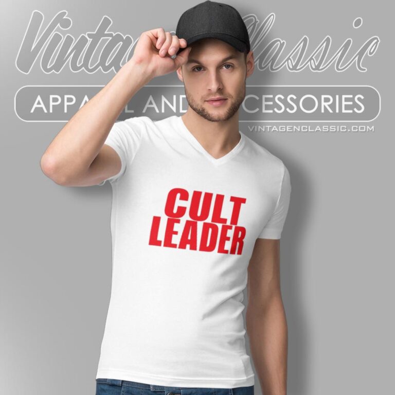 Nao Seych Cult Leader V Neck TShirt Nao Seych Cult Leader V Neck TShirt