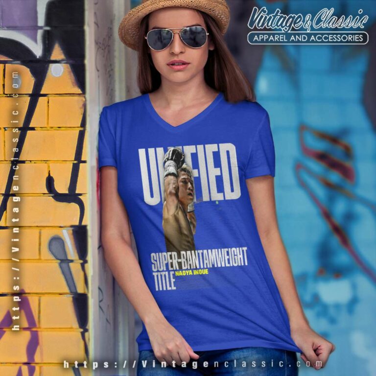 Naoya Inoue 4 Weight World Champions V Neck TShirt Naoya Inoue 4 Weight World Champions V Neck TShirt