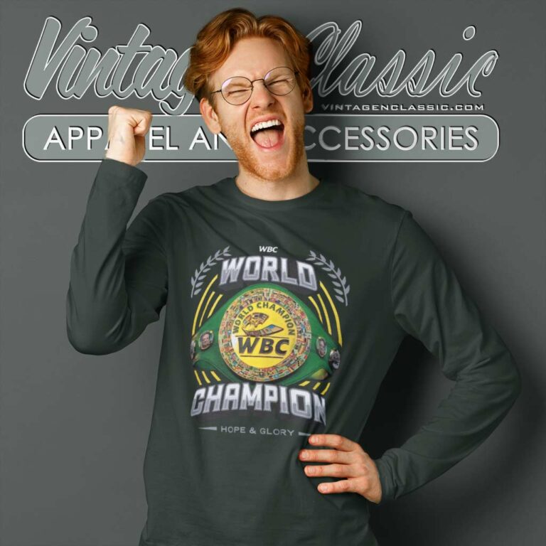 Naoya Inoue Wbc World Champion Long Sleeve Tee Naoya Inoue Wbc World Champion Long Sleeve Tee