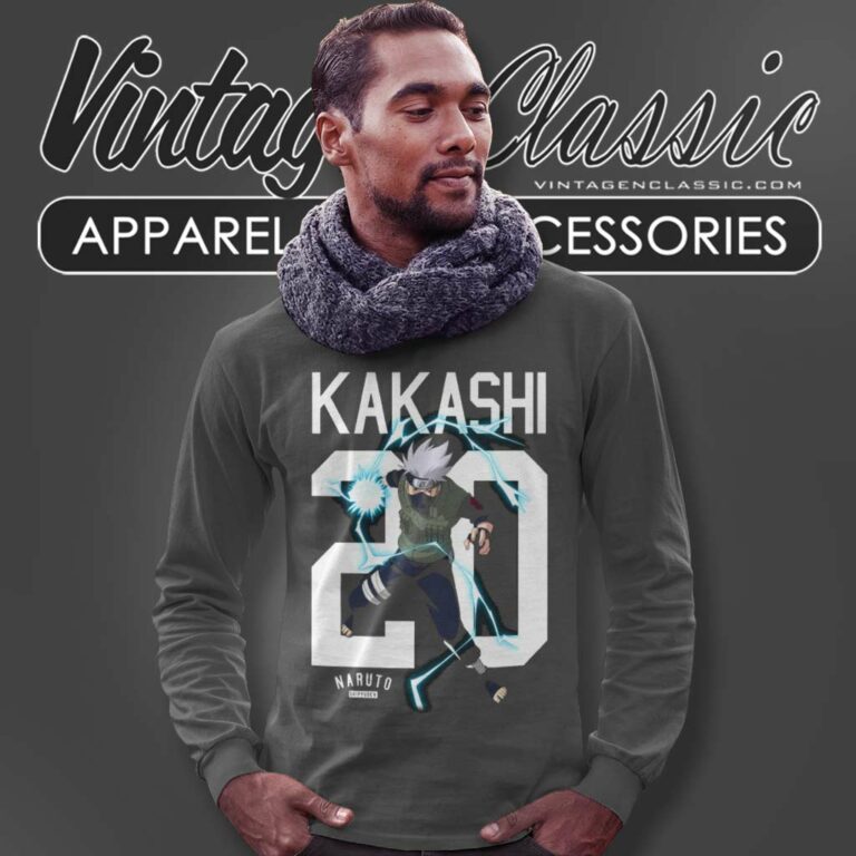 Naruto Hatake Kakashi Graphic Long Sleeve Tee Naruto Hatake Kakashi Graphic Long Sleeve Tee