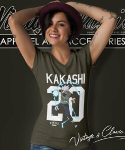Naruto Hatake Kakashi Graphic V Neck TShirt